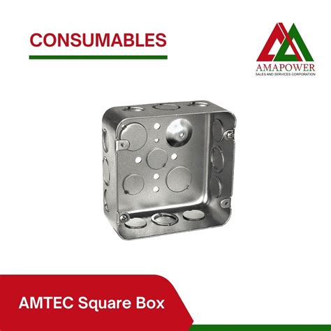 metal square box price philippines|amtec metal square box.